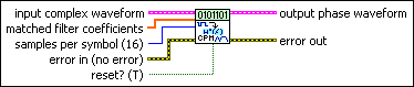MT Apply Matched Filter (CPM)