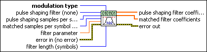 MT Generate Filter Coefficients