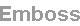 Embossed text becomes gray in Word 97-2003 & 6.0/95 - RTF