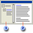 A document with the Document Map displayed