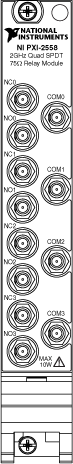 NI PXI-2558 Front Panel Image