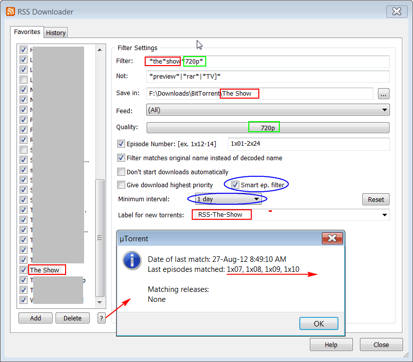 rss locate and download rss series